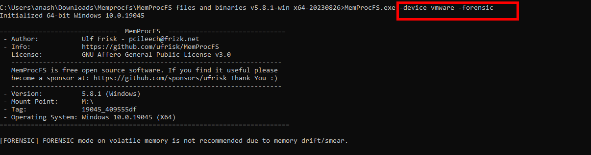 Unlocking the Power of MemProcFS: A Memory Forensics Case Study